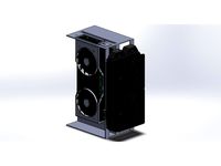 Vertical Open Frame ITX Case by Tanner2112