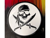 Pirate Skull Coaster by rianocerous