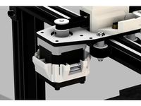 Clip-on Fan shroud for NEMA 17 stepper by StrictlyHabitual