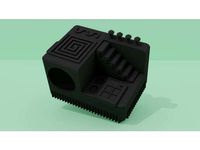 Escher Desk Test Print by chrisjdavis