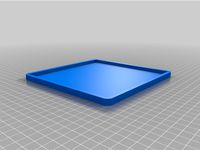 Tray for puzzles with a square solution (150x150mm) by lammatt