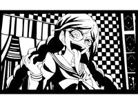 Toko Fukawa stencil by Longquang