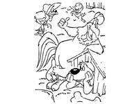 Foghorn Leghorn stencil 3 by Longquang