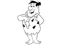 Fred Flintstone stencil by Longquang