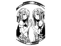 SAO Asuna stencil 3 by Longquang