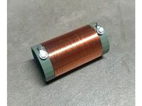 110uH Loading Coil Form for Short EFHW Antenna by Chetmystery