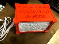 Ohio State Buckeyes Lithophane Night Light by JustJim