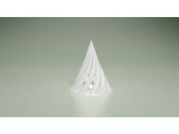 Spiral Christmas Tree with LED Tealight by Gardarsson