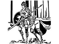 Centaur stencil by Longquang