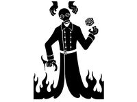 Gasman Demon stencil by Longquang