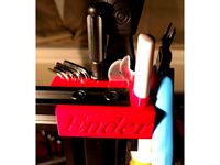 Ender 3 v2 Tool Holder (remix) by SmittyInKC