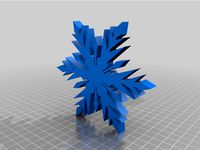 Symmetrical Snowflake, based on Frozen Snowflake by dlh567