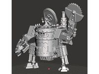 Killa Kan - Melee with pissed Gretchin by TheSmoerebroet