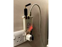 UK Socket Raspberry Pi3 Case Mount by jarrah31