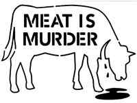Meat is Murder stencil by Longquang