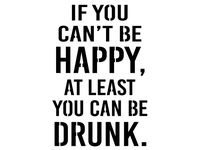Get Drunk stencil by Longquang