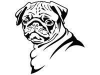 Pug stencil 3 by Longquang