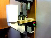 Vertical Hopper for Filastruder by ianjohnson