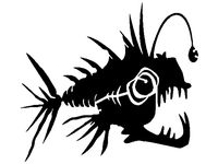 Angler Fish stencil by Longquang