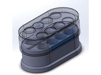 Case for AA Battery x8 and SD Card x3 by xsk8rat