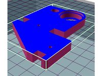 Geeetech prusa i3 pro B z-axis right-hand top mount remix by TomLithgow