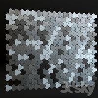 Modern Decorative Metal Tiles by Karim Rashid