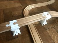 Bridge Support - Brio/IKEA Wooden Train Track by timqui