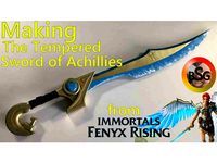 Tempered Blade of Achillies from Immortals Fenyx Rising by BlacksmithingGamer
