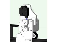 Ender3 & 3v2 Filament Sensor Holder for MicroSwiss DD Extruder by RedWhere2020