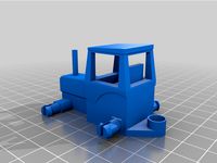 tractor with cabin (remix) by kontotestowe