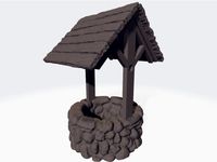 Well with removable roof by hugolours