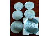 Custom Coasters and Coaster Holder - Personalized Gifts! by GimmieDemTacos
