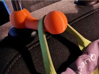 "Towball" Headrest Hook / Car Bag Hook / Seatback Trash by qurvento