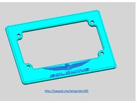 GL1800 License plate frame by wayneerman