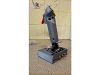 Flight sim Joystick with Hall effect sensors With Rudder by Johnsonc0ck