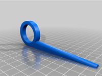 Augplatte mit Keil / Eye plate with wedge by Deadflocke