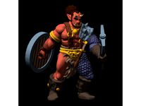 Rhokk, Half-Orc Axe Fighter (V2) by barfchugger