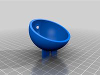 Azeron Trackball Holder for 52mm ball by melaphor