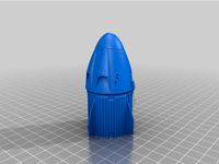 spacex crew dragon in one piece by Bork_Lagrange