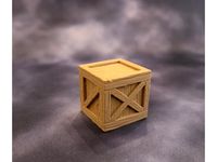 DnD Wooden Crate Prop by FantasyWorldGames