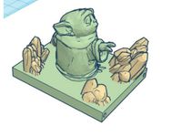 Modular Insence Holder (Baby Yoda) by rkxone