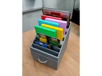 Sticky note holder with drawer by Srblc
