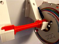 Spinning spool bar with bearings by Buurmannetje