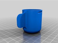 Powder measuring cup 21g/42ml with funnel cap by altacry