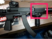 VZ-61 front tri-rail adapter (Airsoft) by Mk2Custom