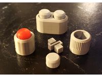 Decorative Push Button - No Supports by jasonramey