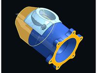 Air Engine: Full CAD & Bearing options & TPU parts by t4obrien