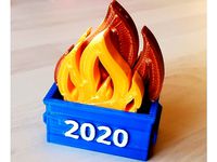 2020 Dumpster Fire Ornament by ShitHeadLabs