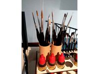 Paintbrush holder for Vallejo Paint Holder by TheWoodenMax