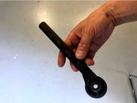 Massage Table head support struts by oriface